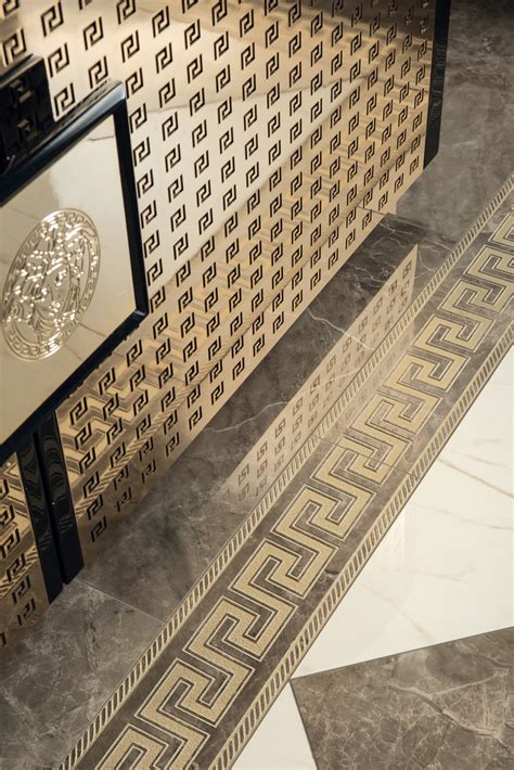 pavimento versace nero|versace wall tiles.